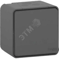 MUREVA S, ПЕРЕКЛЮЧАТЕЛЬ открытой установки, АНТРАЦИТ, IP55