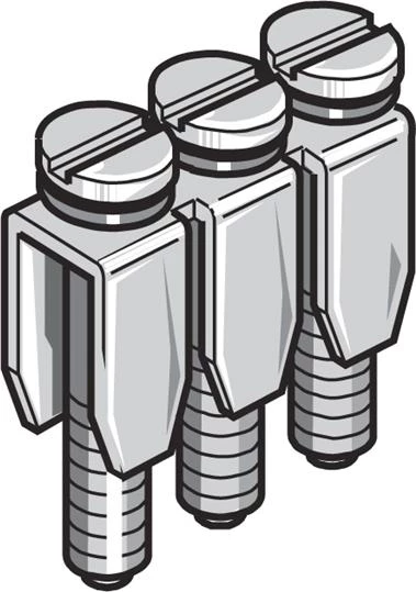 Перемычка BJM16 10 полюсов IP00 для клемм M35/16