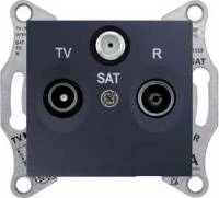 TV/R/SAT розет. проходная, графит SDN3501270