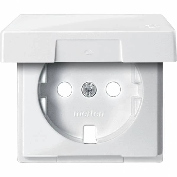 ЦЕНТР.ПЛАТА С КР.Д/МЕХ.РОЗ.SCHUKO БЕЛЫЙ MTN2341-0319