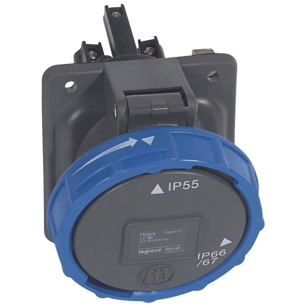 Розетка накладная Legrand Hypra IP67 2K+З 230v 63A