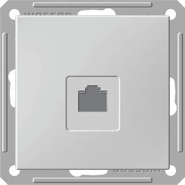 Компьютерная розетка W59 RJ45 кат.5E, механизм, матовый хром