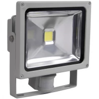 Светодиодный прожектор с детектором СДО 05-30Д серый SMD IP44 IEK