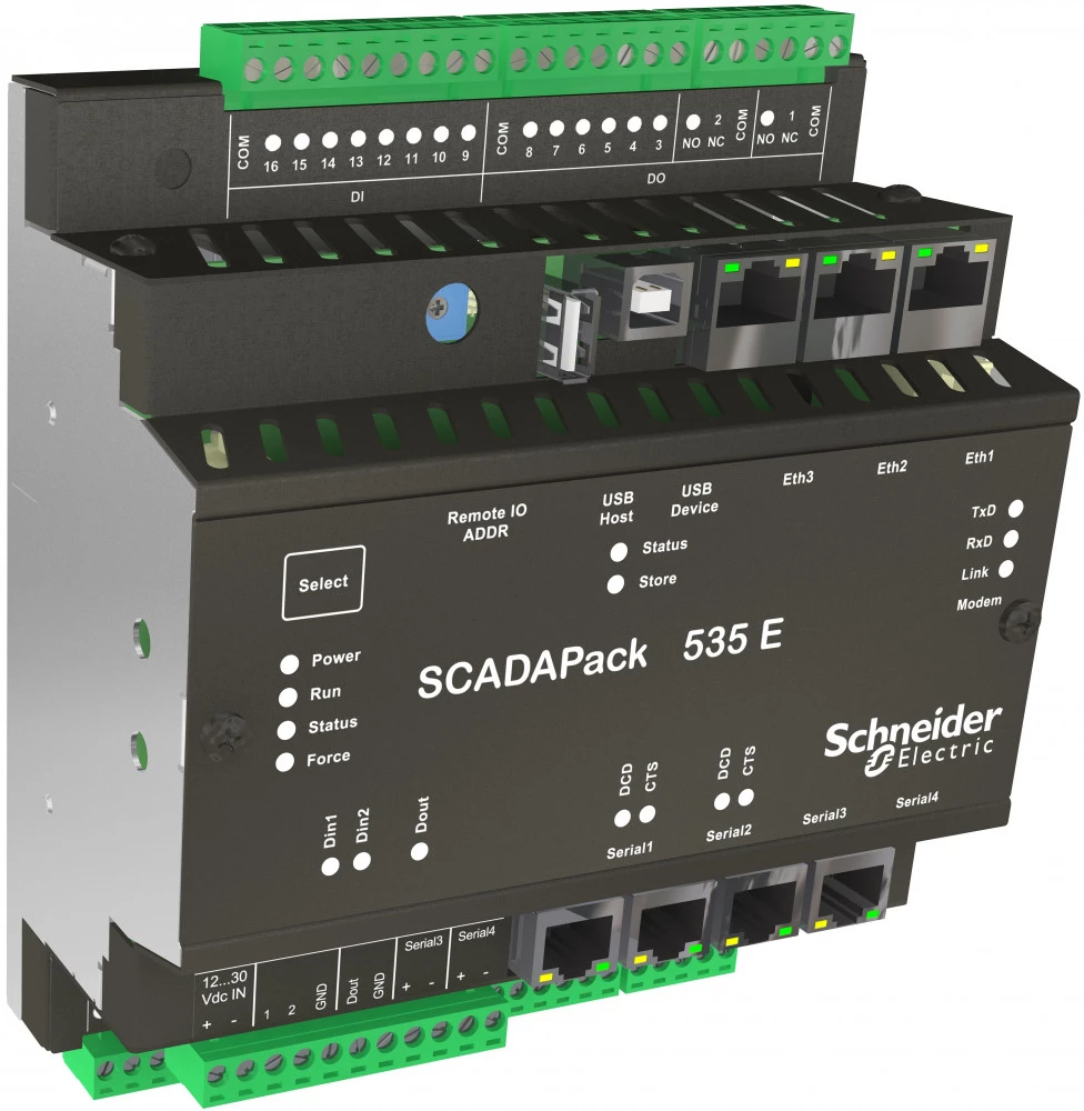 SCADAPack 575E RTU,Logic,4-20mA,24v,Relay,2 A/O