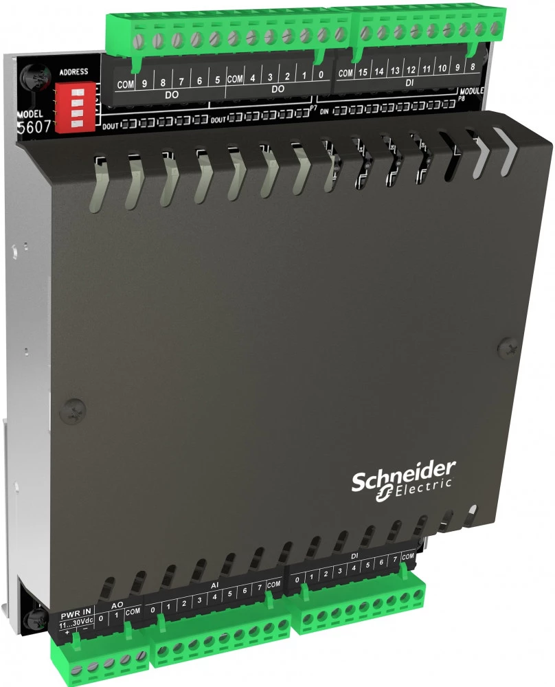 Модуль расширения 5607-24 I/O, 16 D/I (24В), 10 D/O(R), 8 A/I, 2 A/O TBUX297482X