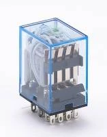 Промежуточное реле 4 контакта с индикацией LED 3А 12В DC ПР-1