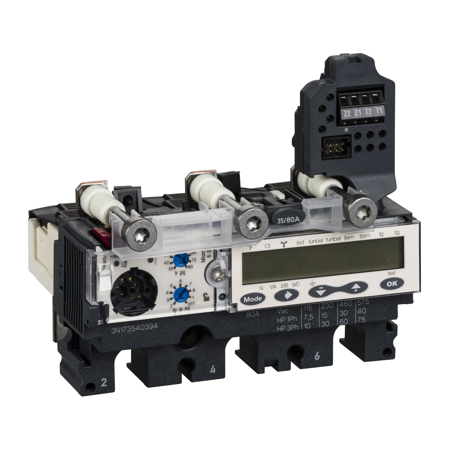 3П3Т MICR. 6.2E-M 80A РАСЦЕП. NSX100-250