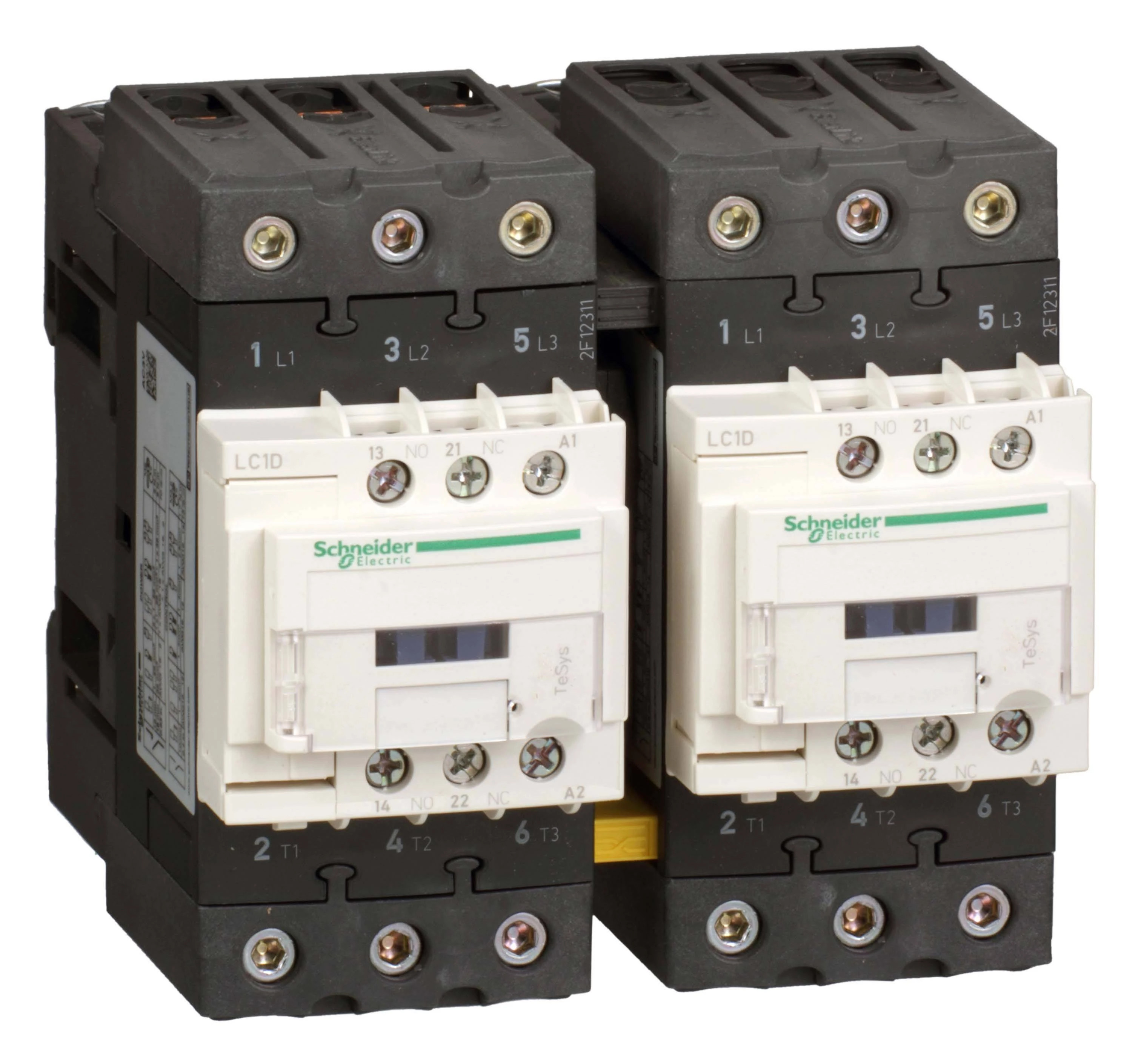 Реверсивный контактор 3 реле EVERLINK AC3 440В 50A катушка управления 24В DC Schneider Electric