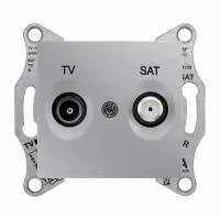 TV/SAT розет. проходная, алюм. SDN3401260