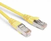 Патч-корд F/UTP, экранированный, Cat.5е, LSZH, 3 м, желтый Hyperline