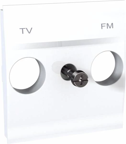 ЦЕНТР. ПЛАТА TV/FM РОЗЕТКИ БЕЛЫЙ