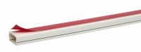 МИНИ-КАНАЛ 20Х10 ПВХ БЕЛЫЙ R9010 САМОКЛ