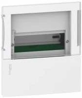 MINI PRAGMA ЩИТ ВСТРАИВ. С ПРОЗРАЧ. ДВ. 1РЯД/8МОД,IP40,IK07,63А,2 клеммы,Италия