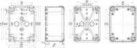 ПЛАСТ.КОРОБКА 164X121X87 PK-UL IP66