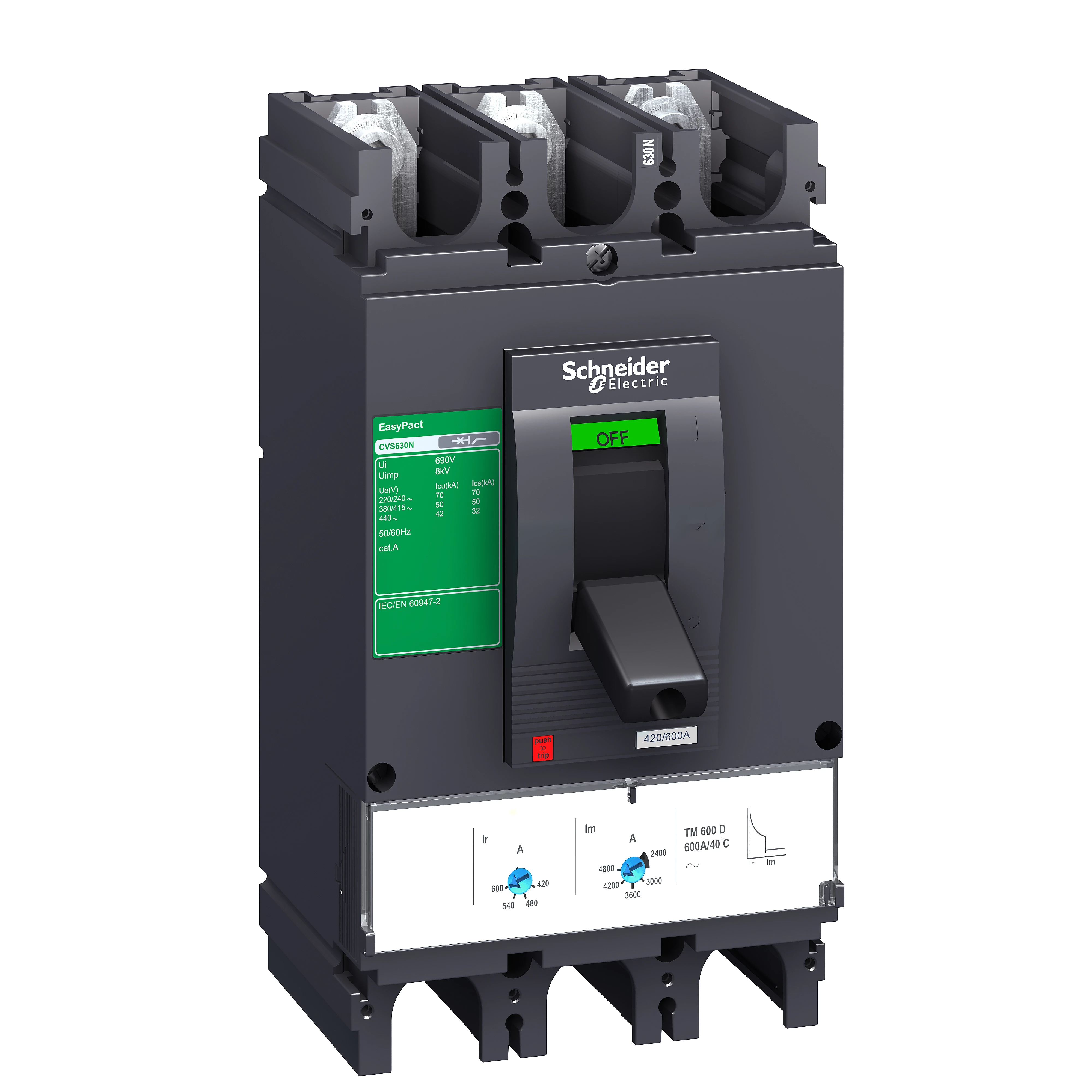 АВТ. ВЫКЛ. EasyPact CVS 400F 36кА 3P TM320D