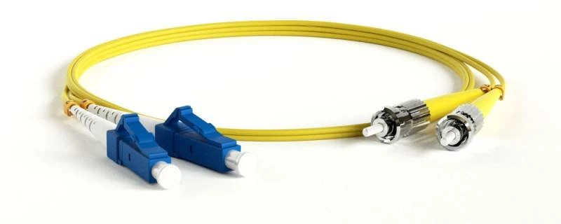 Патч-корд волоконно-оптический (шнур) SM 9/125 (OS2), ST/UPC-LC/UPC, 2.0 мм, duplex, LSZH, 30 м Hyperline