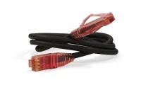 Патч-корд U/UTP, Cat.5е, LSZH, 0.15 м, черный Hyperline