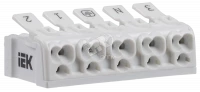 Клемма пружинная соединительная КСП5-3L+N+PE IEK