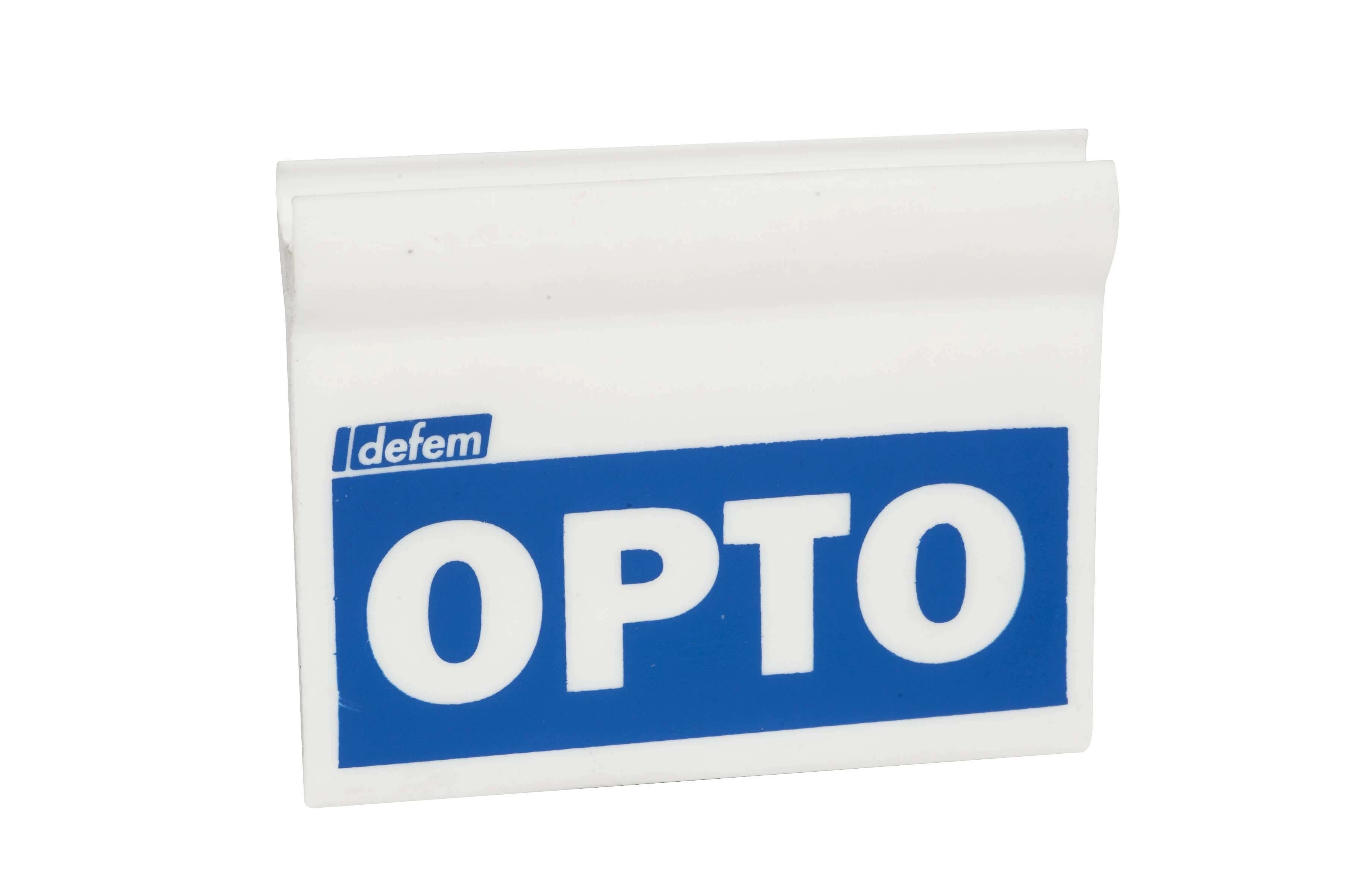 ТАБЛИЧКА B40 С НАДПИСЬЮ OPTO