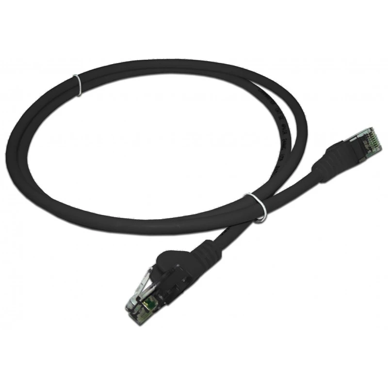 Патч-корд LANMASTER LSZH UTP кат.5e, 0.5 м, черный