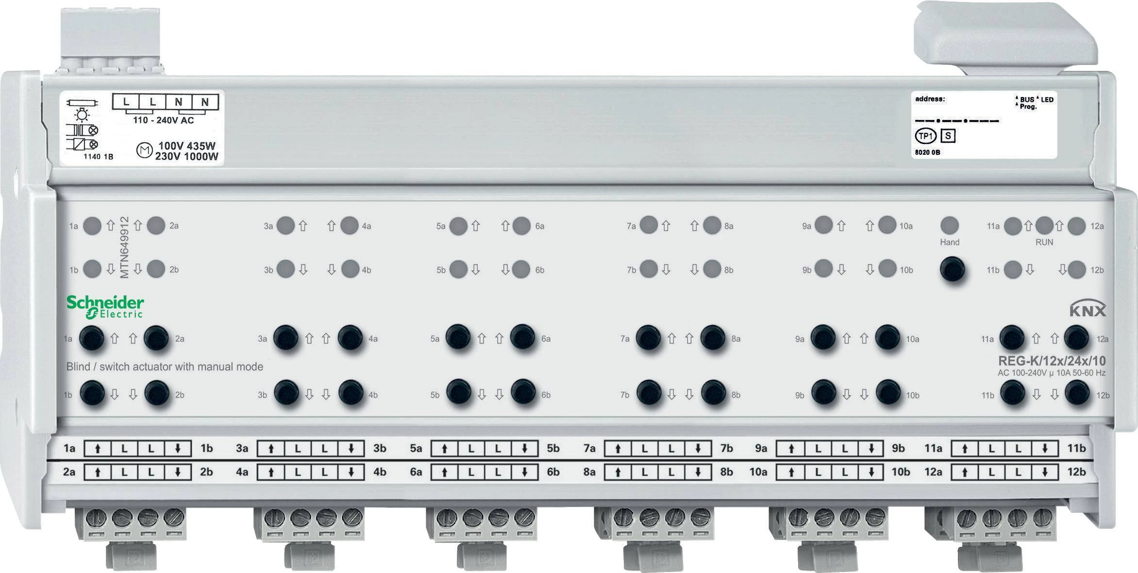 АКТОР ДЛЯ ЖАЛЮЗИ/ВЫКЛ REG-K/12X/24X/10