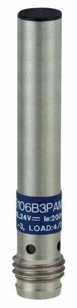 ИНДУКТИВНЫЙ ДАТЧИК ЦИЛИНДРИЧЕСКИЙ 12-24VDC НЗ NPN XS106B3NBM8