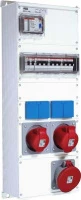 Бокс M63/2JFB с розетками в сборе, металл, IP44