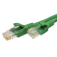 Патч-корд SUPRLAN U/UTP Cat.5e 4x2 26AWG (7x0.16mm) Cu PVC зеленый 5м