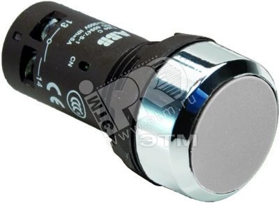 Кнопка CP2-30W-10 белая с фиксацией 1HO