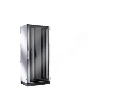 TS IT Шкаф 800x2100x800 42U с обзорной и стальной дверью 19" монтажные рамы, предсобранный