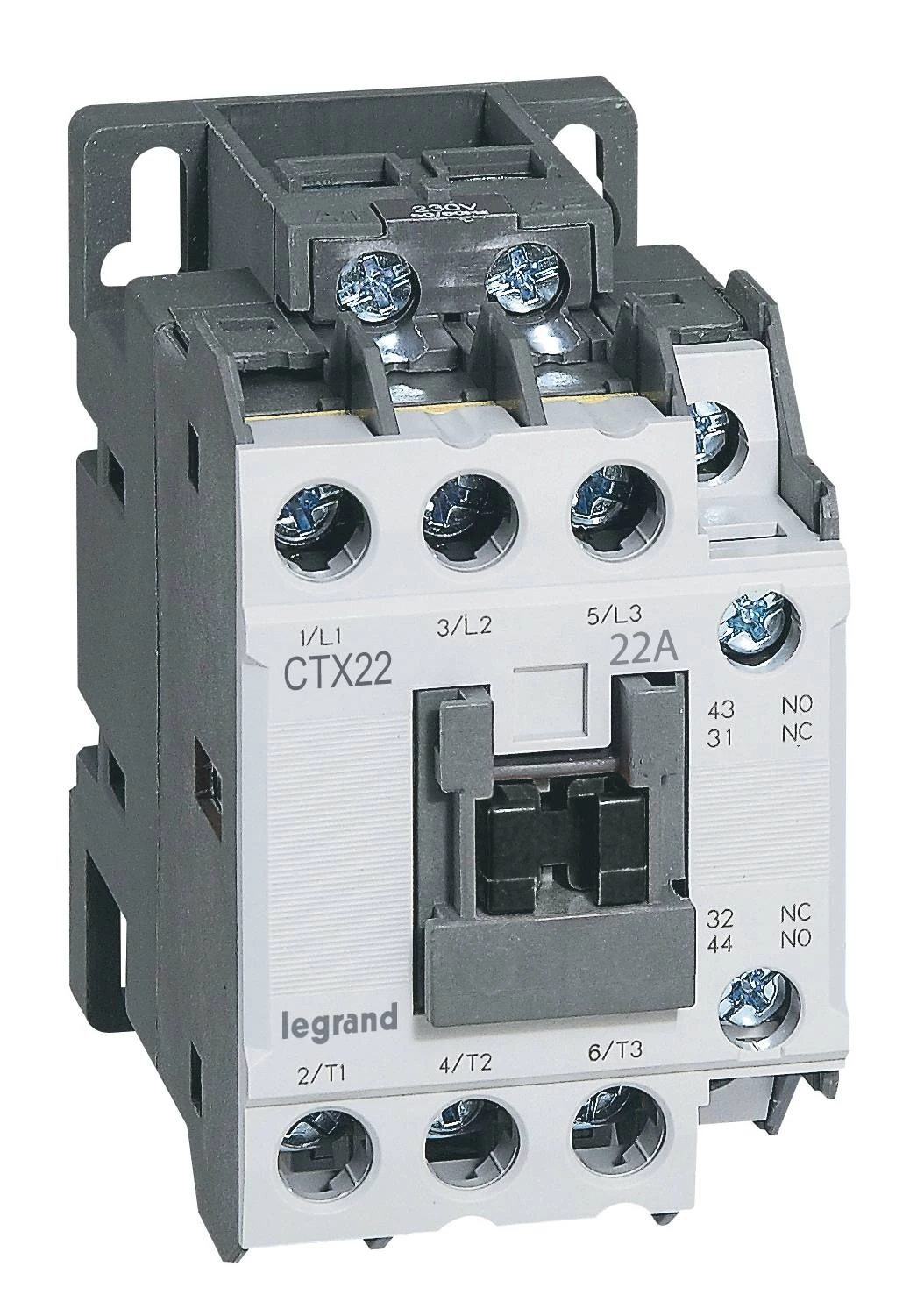 Контактор CTX3 3P 22A 1но1нз ~24V