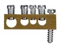 Клеммные колодки неизолированные, крепление винт М4, 1x16+2x10+1x6, Италия