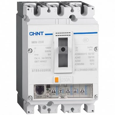 Авт. выкл. NM8N-400H EM 3P 400А 100кА с электрон. расцепителем, LCD (R)(CHINT)