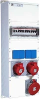 Бокс M63/1 с розетками в сборе, металл, IP44