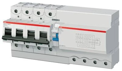 Выключатель автоматического дифференциального тока, DS804S C 125/0,3 A