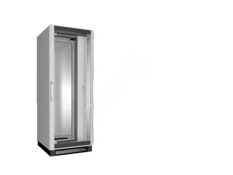 TS IT Шкаф 800x2100x800 40U с обзорной дверью и стальной стенкой, 19" поворотная рама, предсобранный