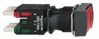 КНОПКА 16ММ 12-24В КРАСНАЯ С ВОЗВРАТОМ XB6DW4B5B
