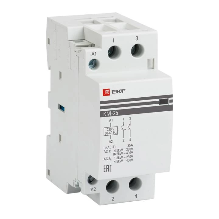 Контактор модульный КМ 40А NО+NC (2 мод.) EKF PROxima