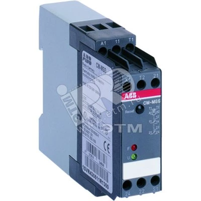 Термисторное реле защиты двигателя CM-MSS,13S питание 110-130В AC, 220-240В AC, 1 ПК, винтовые клеммы