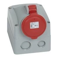 Розетка накладная Legrand 32 А - 3К+З - 380 В - IP 44