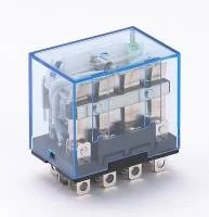 Промежуточное реле 4 контакта с индикацией LED 10А 12В DC ПР-