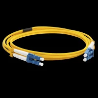 Патч-корд оптический LANMASTER, LSZH, дуплексный, LC/UPC-LC/UPC, SM, 10 м