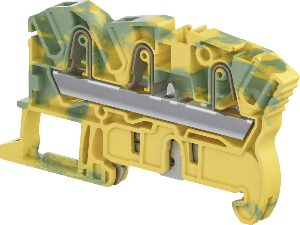 Клемма втычная ZK4-3P-OR оранжевая - 4 мм², 3 зажима