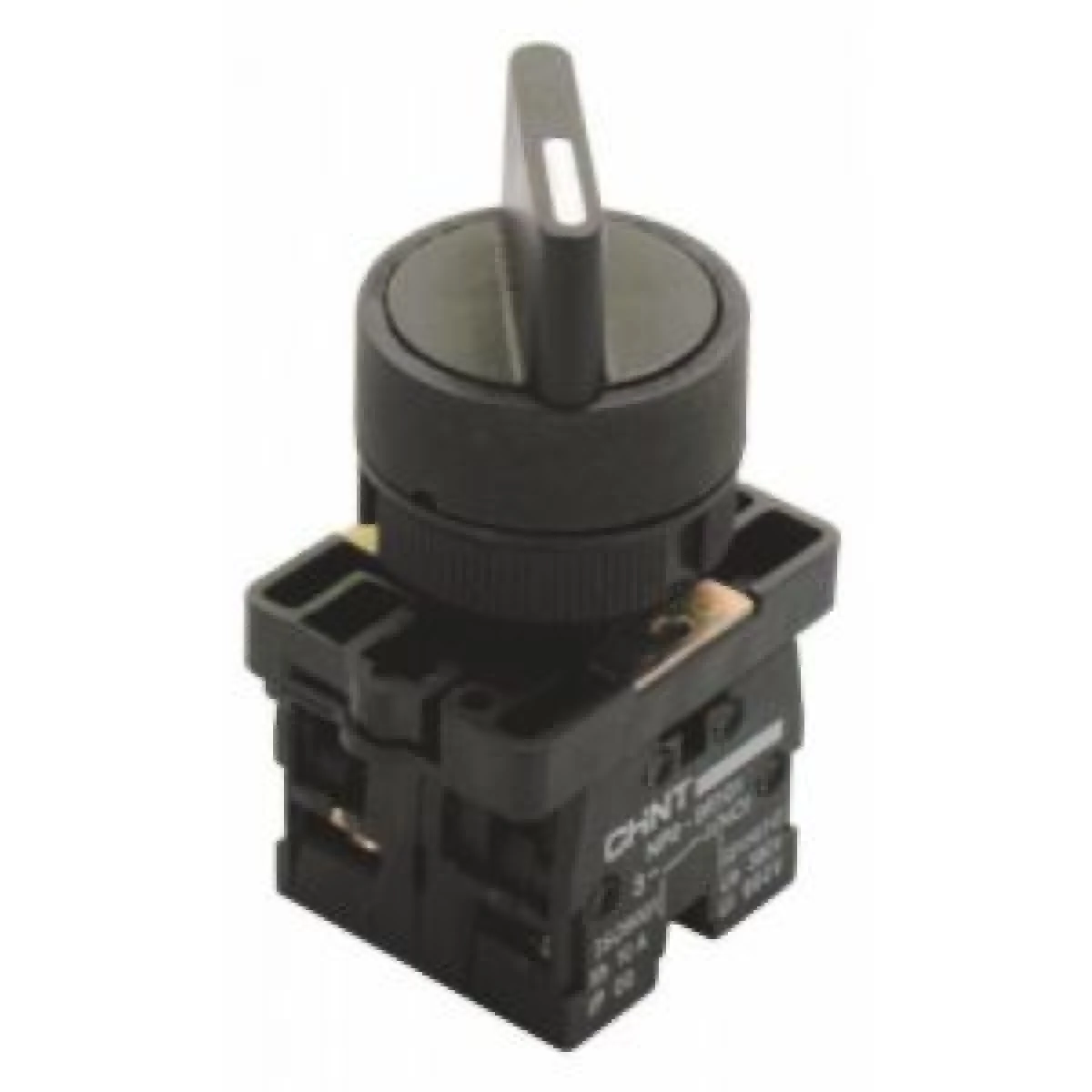 Переключатель NP2-EJ25, 2 положения с фиксацией, 1НЗ +1НО IP40 (CHINT)
