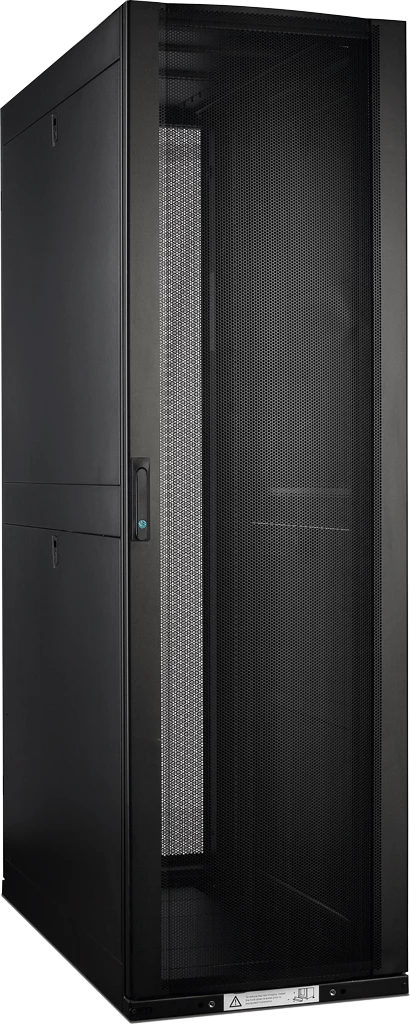 Шкаф LANMASTER DCS 48U 600x1200 мм, с перфорированными дверьми, без боковых панелей, черный