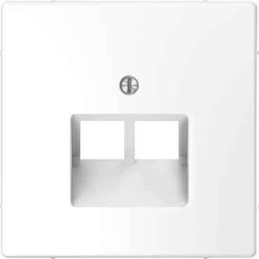D-Life ЦЕНТРАЛЬНАЯ НАКЛАДКА для розетки 2-ной RJ45, БЕЛ. ЛОТОС , SD