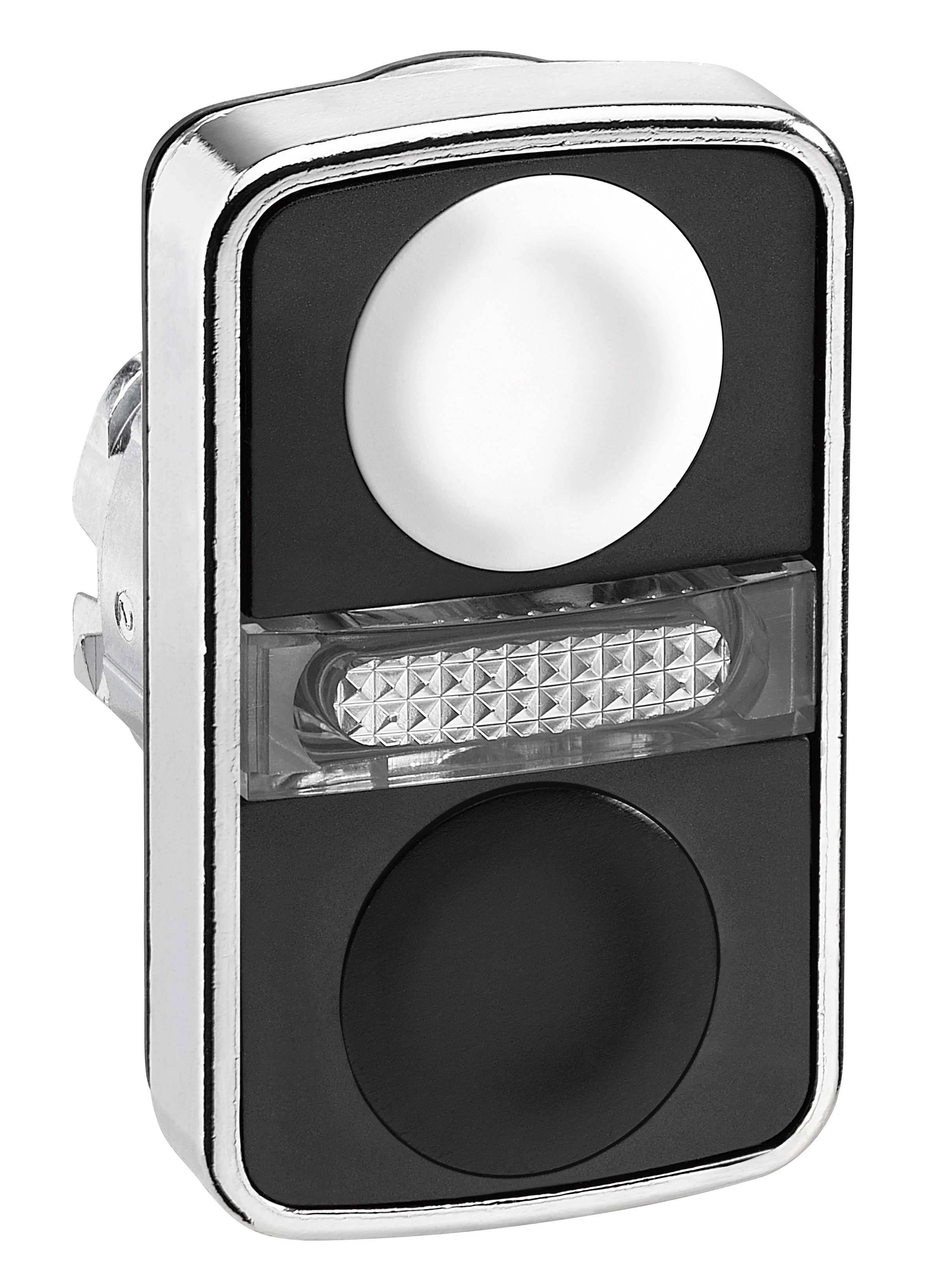 ГОЛОВКА КНОПКИ ДВОЙНАЯ БЕЗ МАРКИР + LED ZB4BW7A1720