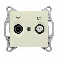 TV/SAT розетка оконечная, беж.
