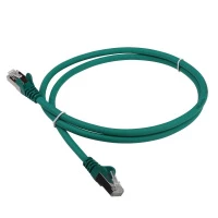 Патч-корд LANMASTER LSZH FTP кат.6, 0.5 м, зеленый