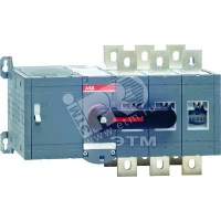 Реверсивный рубильник OTM800E4CM230C до 800А 4-полюсный с моторным приводом 230В AC